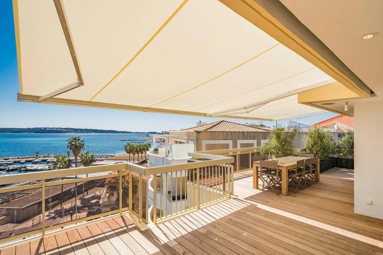 Somptuous Sea-View 3 Bedrooms Penthouse Cannes Moure Rouge